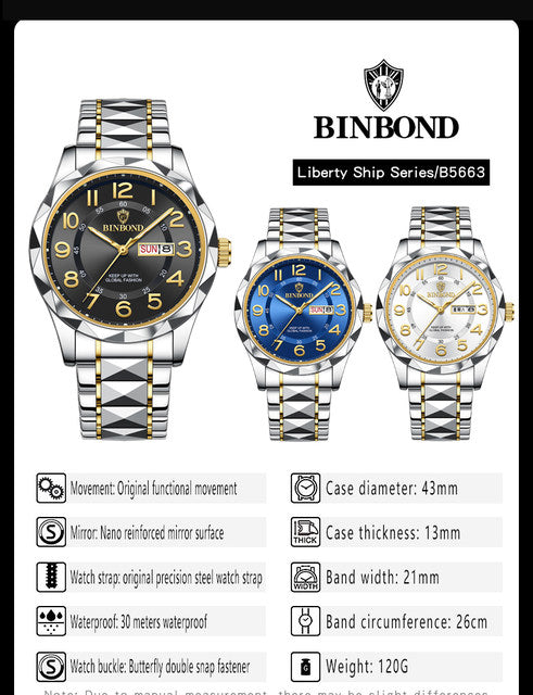Reloj BINBOND Ref L0131